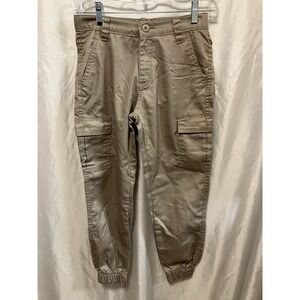 CHAMS Boys Khaki Cargo Joggers Pants Size 12 New w/o Tags